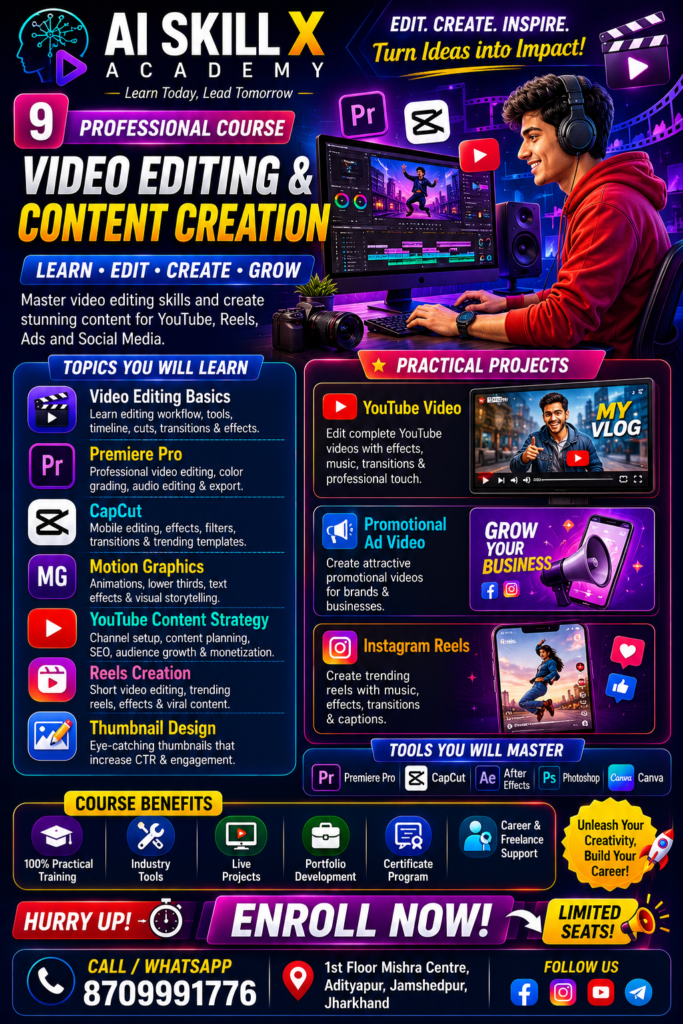 video editing & content creation